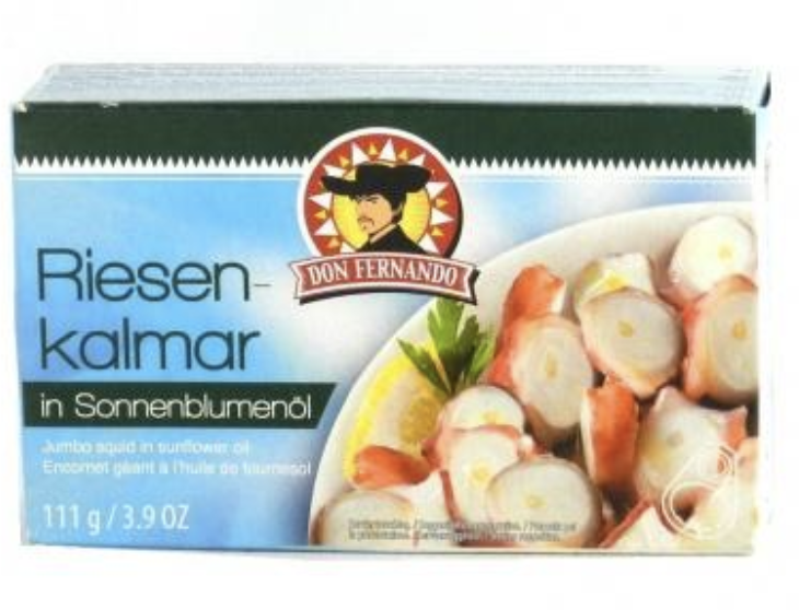 Кальмари в соняшниковій олії Don Fernando Tintenfish 111г